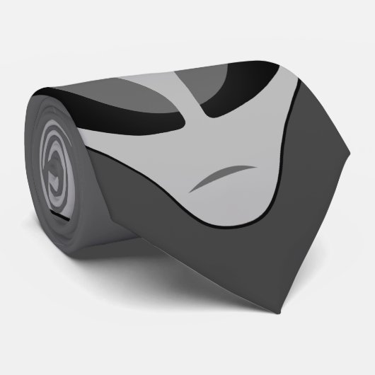 Zeta Reticulan Alien Stropdas (Opgerold)