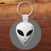 Zeta Reticulan Roswell Gray Alien Sleutelhanger (Voorkant)