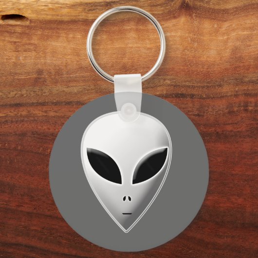 Zeta Reticulan Roswell Gray Alien Sleutelhanger (Voorkant)