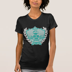 Zeta Zeta Zeta Frathood Crest - Blauwgroen/grijs T-shirt