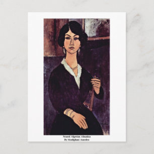 Zetel Algerijns Almaiisa door Modigliani Amedeo Briefkaart