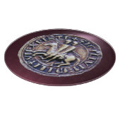 ZETEL VAN DE KNIGHTS-paarse TEMPLAR Snijplank (Hoek)