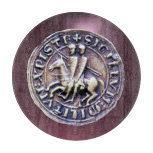 ZETEL VAN DE KNIGHTS-paarse TEMPLAR Snijplank
