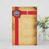 ZETEL VAN DE KNIGHTS TEMPLAR, Monogram PLAATS Briefpapier (Staand voorkant)