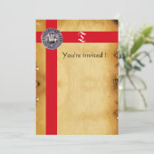 ZETEL VAN DE KNIGHTS TEMPLAR, Monogram PLAATS Kaart (Staand voorkant)