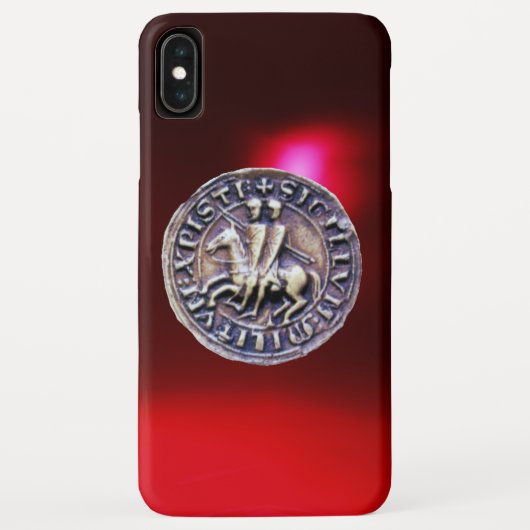 ZETEL VAN DE KNIGHTS TEMPLAR-rode Bourgogne Case-Mate iPhone Case (Achterkant)