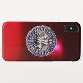 ZETEL VAN DE KNIGHTS TEMPLAR-rode Bourgogne Case-Mate iPhone Case (Achterkant (horizontaal))