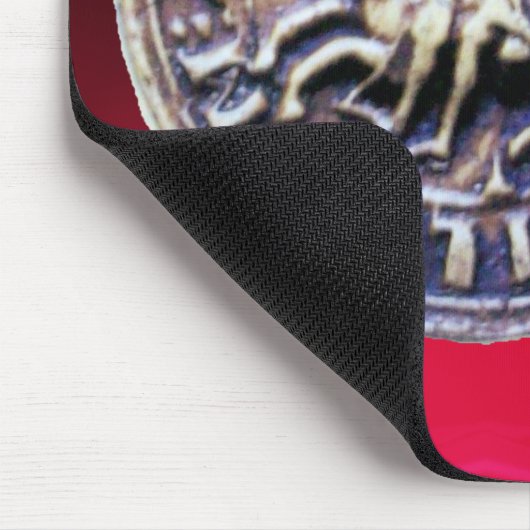 ZETEL VAN DE KNIGHTS TEMPLAR-rode Bourgogne Muismat (Hoek)