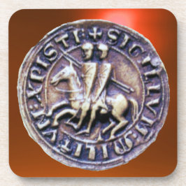 ZETEL VAN DE KNIGHTS TEMPLAR-sinaasappel Onderzetter