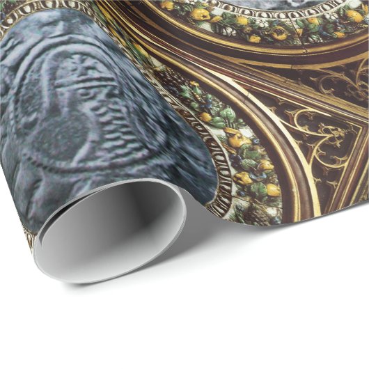 ZETEL VAN DE Pareltjes VAN KNIGHTS TEMPLAR Blue Sa Cadeaupapier (Rol Hoek)