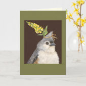 Zetta de titmuiskaart kaart (Gele Bloem)