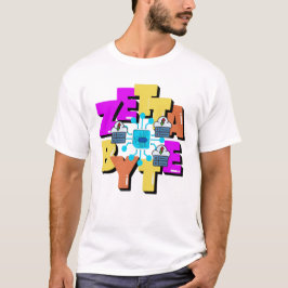 Zettabyte-gegevensmeeteenheid T-shirt