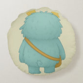 Zetti Kissen – Das vergessliche ADHS-Monster  Rond Kussen (Achterkant)