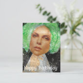 Zetti Vrouw Collage Gefeliciteerd Briefkaart (Staand voorkant)