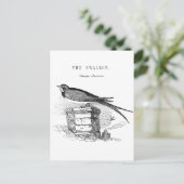  zeugelvogel briefkaart (Staand voorkant)