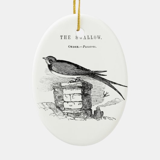  zeugelvogel keramisch ornament (Achterkant)