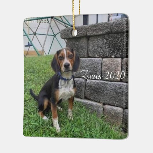 Zeus 2020 kerstversiering keramisch ornament (Links)