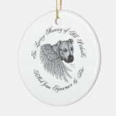 Zeus angel keramisch ornament (Links)