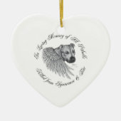 Zeus angel keramisch ornament (Voorkant)