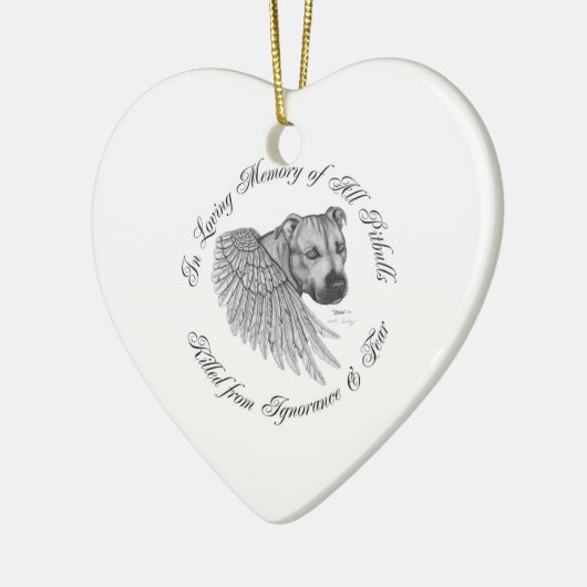 Zeus angel keramisch ornament (Links)