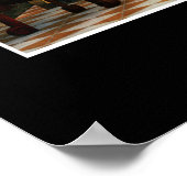 Zeus beeld bij Olympia Poster (Hoek)