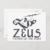 Zeus Briefkaart (Voorkant / Achterkant)