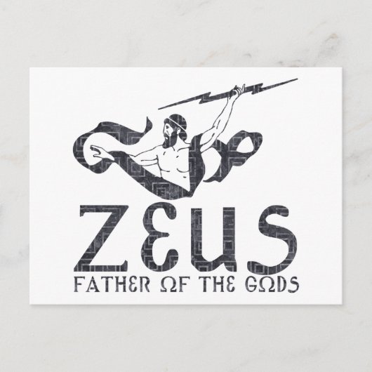 Zeus Briefkaart (Voorkant)