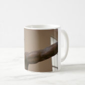 Zeus bronze standbeeld in Athene Griekenland Koffiemok (Voorkant rechts)