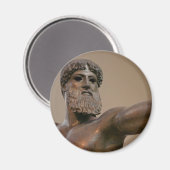 Zeus bronze standbeeld in Athene Griekenland Magneet (Voorkant / Achterkant)