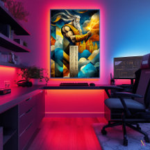 Zeus - Cubistisch Minimalistische Legende - Koning