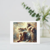 Zeus, de Griekse God van allen, Briefkaart (Staand voorkant)