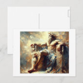 Zeus, de Griekse God van allen, Briefkaart (Voorkant / Achterkant)