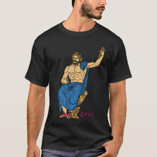 ZEUS DE KONING VAN DE GRIEKSE GOEDEREN T-SHIRT