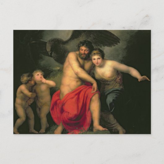 Zeus en Hera op de berg Ida, 1775 Briefkaart (Voorkant)