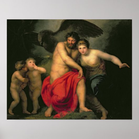 Zeus en Hera op de berg Ida, 1775 Poster (Voorkant)
