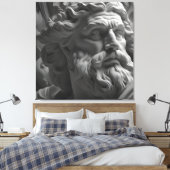 Zeus god canvas afdruk (Insitu (Slaapkamer))