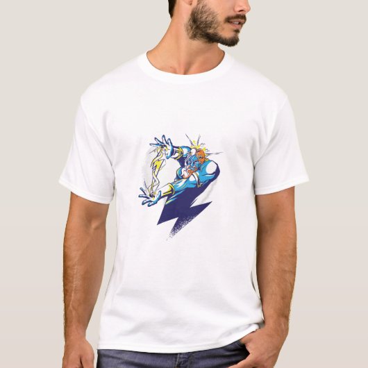 Zeus God - Cartoon Ontwerp T-shirt (Voorkant)