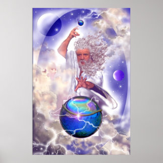Zeus; God van de Heavens Poster