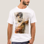 Zeus God van de Thunder Griekse mythologie - Jupit T-shirt (Voorkant)