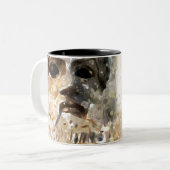 Zeus God van de Thunder Griekse mythologie - Jupit Tweekleurige Koffiemok (Voorkant links)