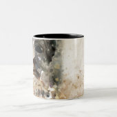 Zeus God van de Thunder Griekse mythologie - Jupit Tweekleurige Koffiemok (Center)