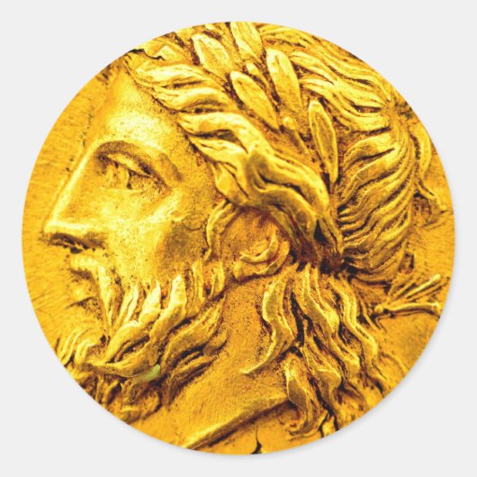 Zeus Gold Coin Rewards Sticker (Voorkant)
