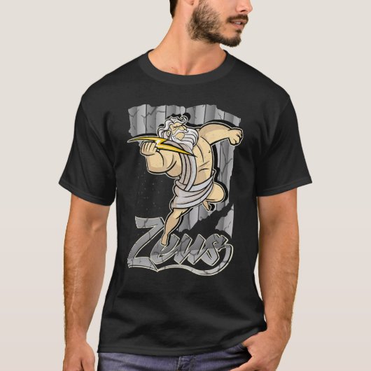Zeus Greek GodHero Costume Training War T-shirt (Voorkant)