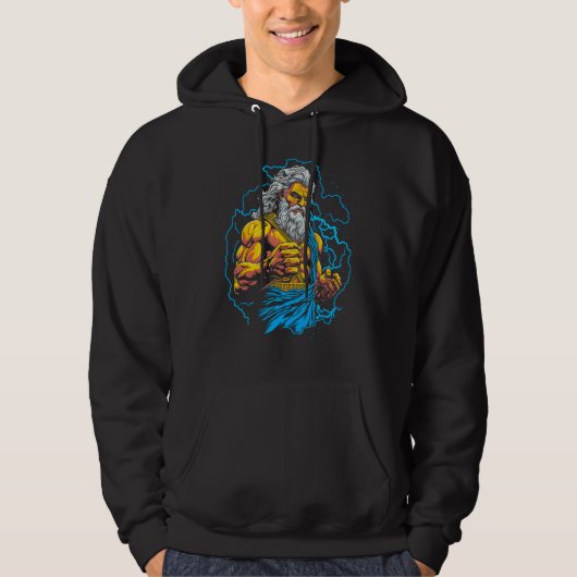 Zeus Greek Mythology Jupiter Hoodie (Voorkant)
