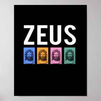 Zeus Greek Mythology Poster
