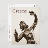 Zeus, Griekse god Briefkaart (Voorkant / Achterkant)