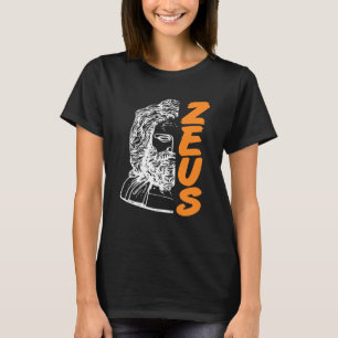 Zeus Griekse God van Donder Kracht Sterkte Olympus T-shirt