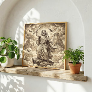 Zeus Griekse Mythologie Poster