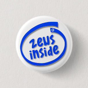 Zeus Inside Ronde Button 3,2 Cm