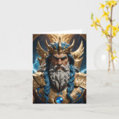 Zeus Jupiter Griekse mythe Olympus Kaart (Gele Bloem)